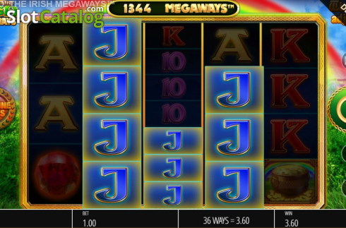 Bildschirm3. Luck O' The Irish Megaways slot