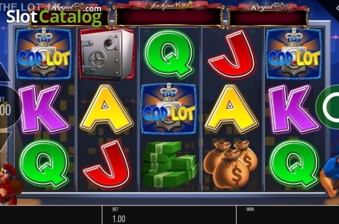 Bildschirm2. Cop the Lot Jackpot King slot