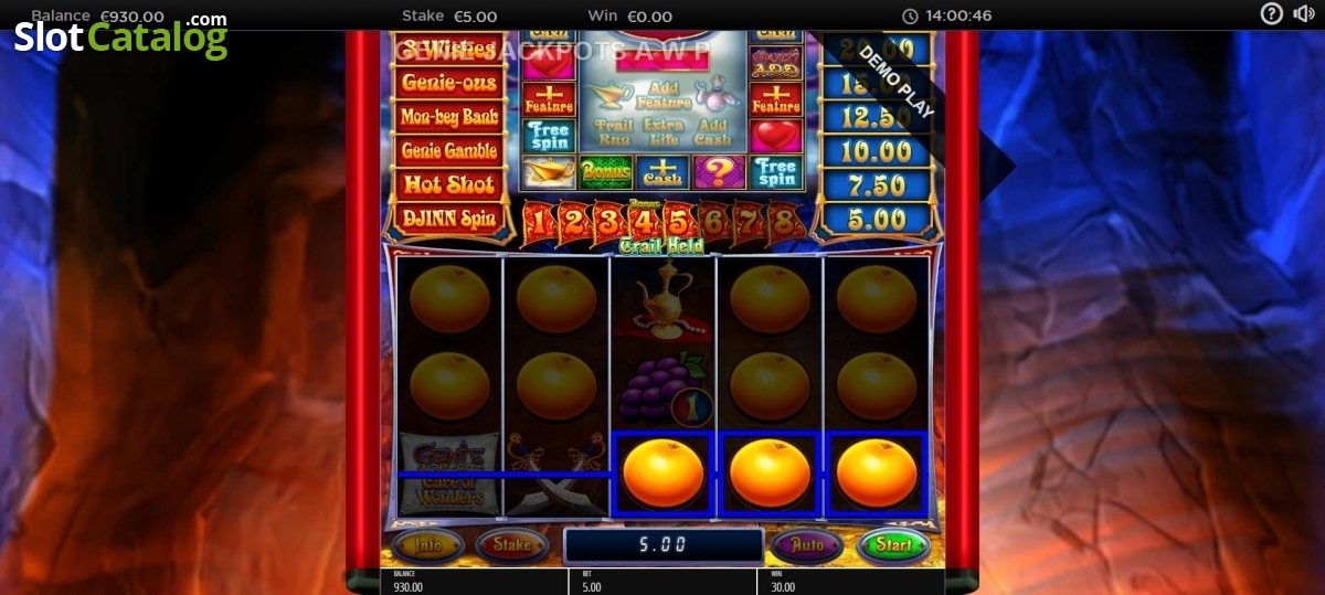 Genie Jackpots Cave of Wonders Slot Machine