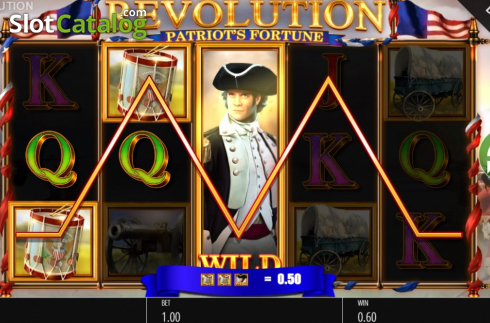 Skärmdump3. Revolution Patriots Fortune slot