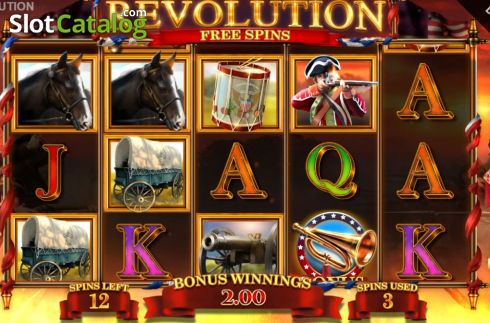 Bildschirm6. Revolution Patriots Fortune slot