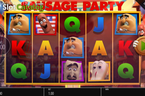 Reel Screen. Sausage Party slot