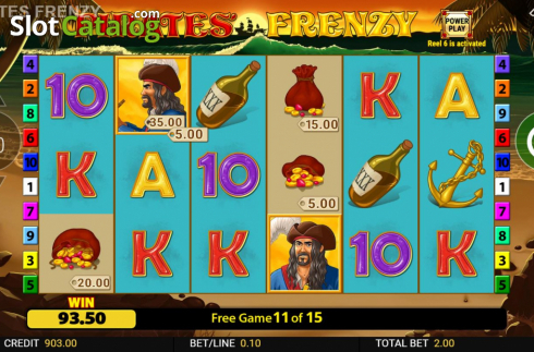 Free Spins 4. Pirates Frenzy slot