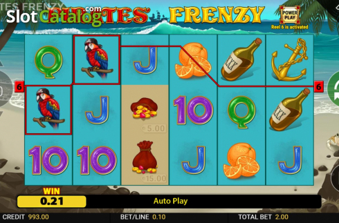 Bildschirm5. Pirates Frenzy slot