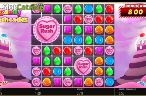 Bildschirm4. Candy Cashcades slot