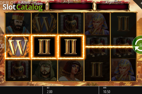 Win Screen 2. Wonder of Ages slot