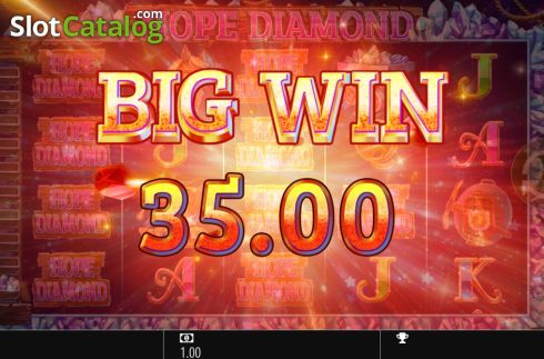 Big Win. Hope Diamond slot