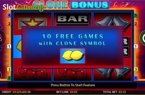 Ekran4. Clone Bonus yuvası