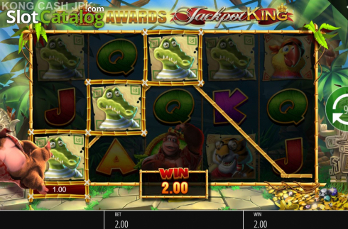 Écran5. King Kong Cash Jackpot King Machine à sous