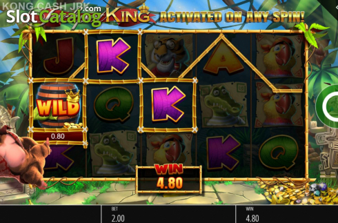 Win Screen 3. King Kong Cash Jackpot King slot