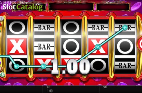 Win Screen 3. Megabars Jackpot King slot