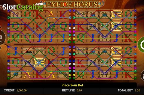 Pantalla6. Eye Of Horus Power 4 Slots Tragamonedas 