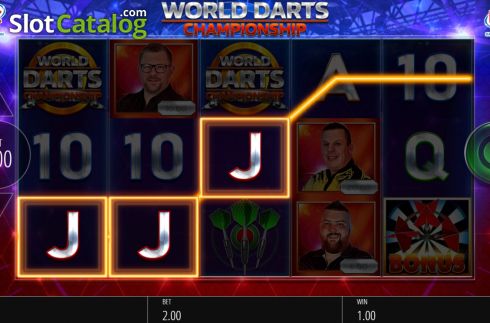 画面5. PDC World Darts Championship カジノスロット