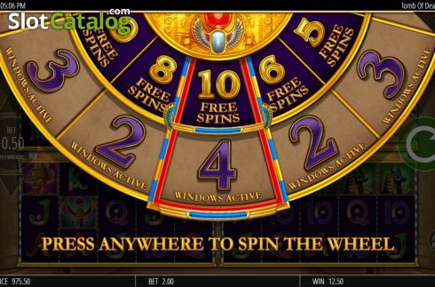 Free Spins 1. Tomb Of Dead Power 4 Slots slot