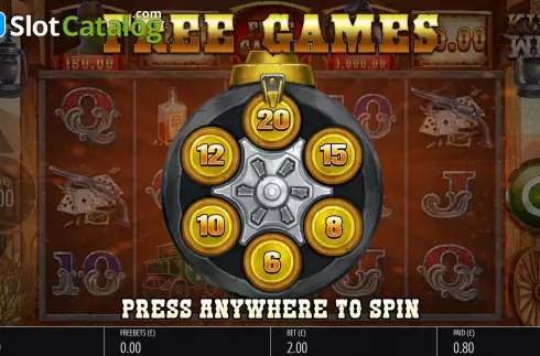 Free Spins 1. King of The West slot
