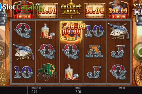 Win Screen. King of The West slot