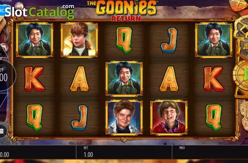 Bildschirm3. The Goonies Return slot