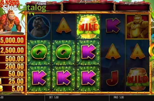 Win Screen 2. King Kong Cashpots slot