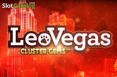 Leo Vegas Cluster Gems Logotipo