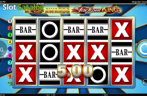 Win Screen 2. Mega Bars Fortune Wheel slot