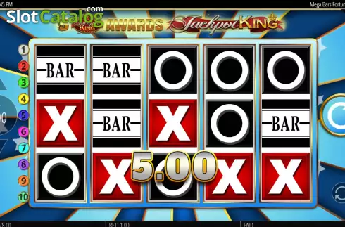 Win Screen 3. Mega Bars Fortune Wheel slot