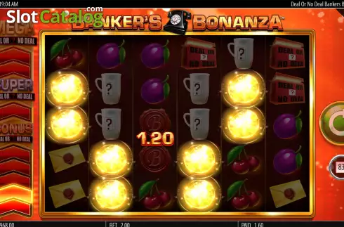 Win Screen 1. Deal Or No Deal Banker's Bonanza slot
