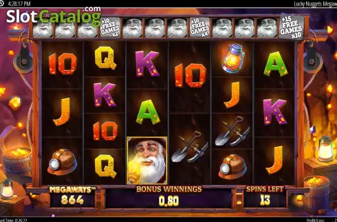 Free Spins 3. Lucky Nuggets Megaways slot