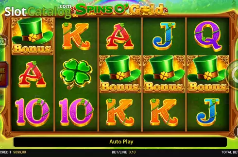 Free Spins Win Screen. Spins O' Gold slot