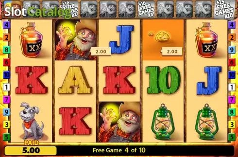FreeSpins Gameplay Screen. Gold Strike Bonanza Fortune Play slot