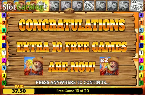 FreeSpins Gameplay Screen 3. Gold Strike Bonanza Fortune Play slot
