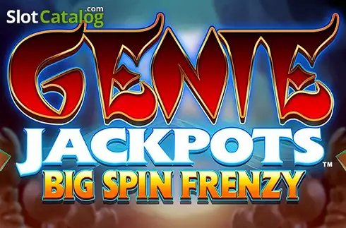 Genie Jackpots Big Spin Frenzy Logo