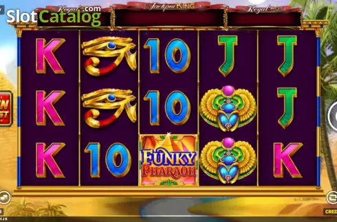 Bildschirm2. Funky Pharaoh Jackpot King slot