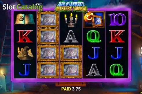 Free Spins Gameplay Screen 2. Jack o'Lantern's Mystery Mirrors slot
