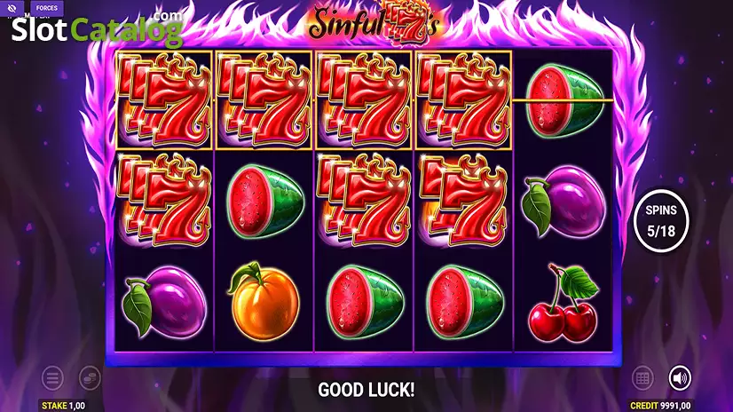 Sinful 7s Free Spins