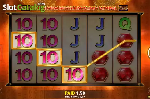 Win Screen 2. Lucky Pharaoh Deluxe Fortune Play slot