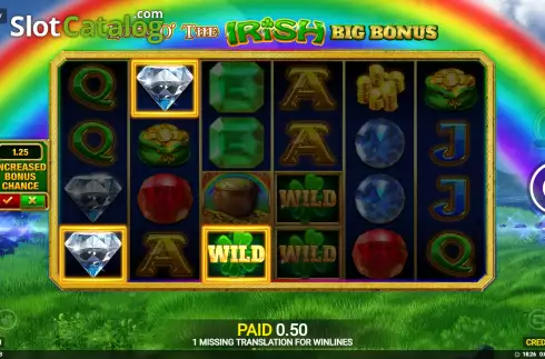 Bildschirm5. Luck O' The Irish Big Bonus slot