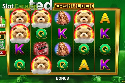 Feature Win Screen 3. Ted Cash and Lock slot
