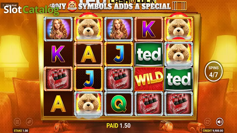 Ted Cash and Lock Free Spins