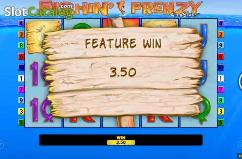 Free Spins Win Screen 4. Fishin' Frenzy All Stars slot