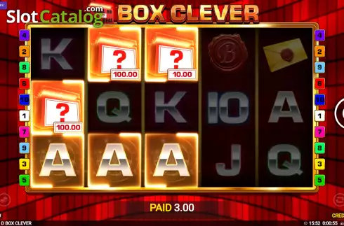 Win Screen 2. Deal or No Deal Box Clever slot