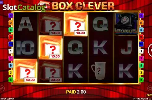 Win Screen 3. Deal or No Deal Box Clever slot