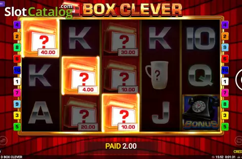 Schermo7. Deal or No Deal Box Clever slot