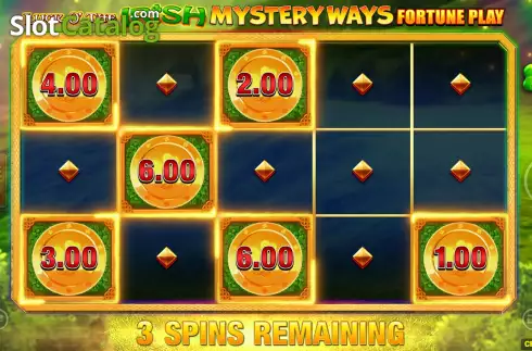 Money Spins Win Screen 3. Luck O' The Irish Mystery Ways slot