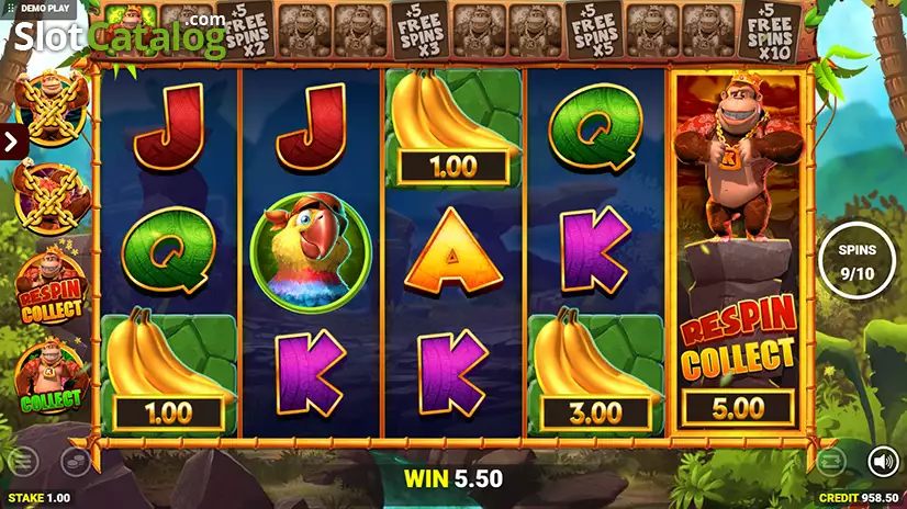 King Kong Cash Go Bananas Free Spins