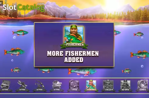 Free Spins Win Screen 3. Big Catch Bass Fishing slot