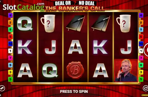 Game Screen. Deal or No Deal: The Banker’s Call slot
