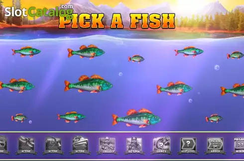 Skärmdump8. Big Catch Bass Fishing Megaways slot
