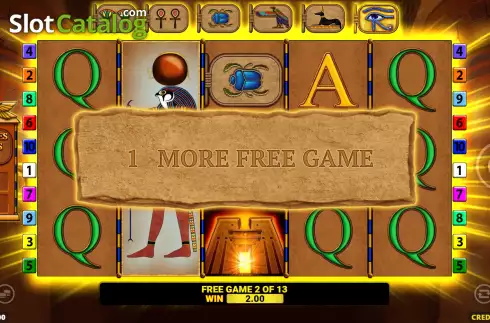 Free Spins Win Screen 3. Eye of Horus Rise of Egypt slot