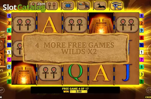 Free Spins Win Screen 4. Eye of Horus Rise of Egypt slot