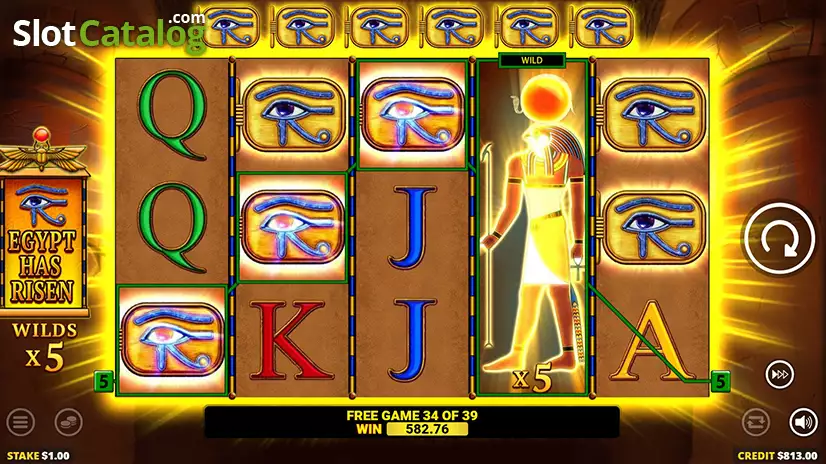 Eye of Horus Rise of Egypt Free Spins